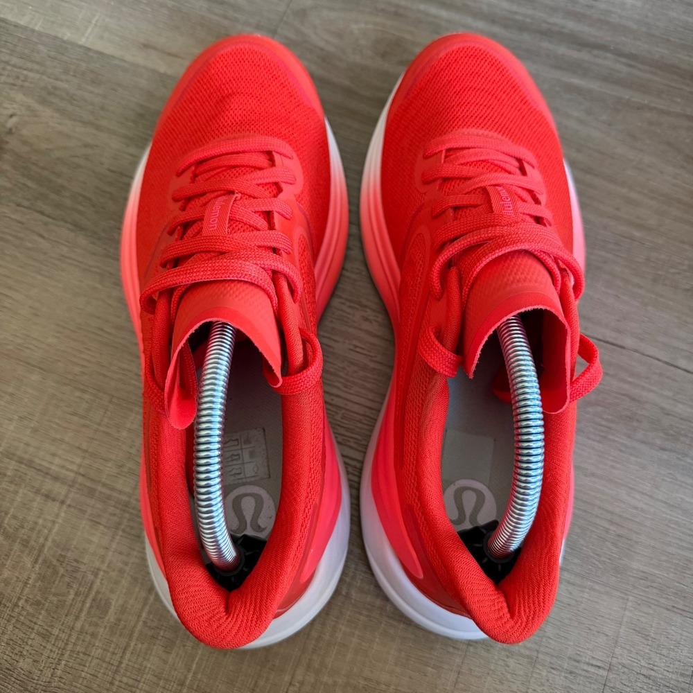 Lululemon Blissfeel 2 Running Shoes Womens 10 Solar Orange Flare LW9EPYS - Picture 9 of 10